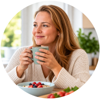 Cozy Morning Mug and Berries